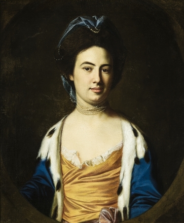 Anne Boutineau Robinson 1769 by John Singleton Copley (1738-1815)   Hirschl & Adler Galleries , New York City,  ARTWORK 
HIRSCHL & ADLER  NEW YORK